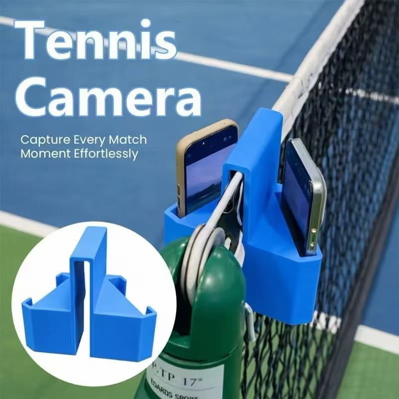 Badminton Net - 2 個テニスネットカメラマウント電話ホルダーマウント屋外スポーツビデオ録画フェンス電話ホルダーバドミントン野球テニス用