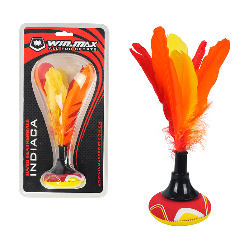 Feather Shuttlecock - 屋内と屋外のエンターテイメントのためのビーチシャトルコック、Inaca petecaハンドバドミントン、ネオプレン、新しい