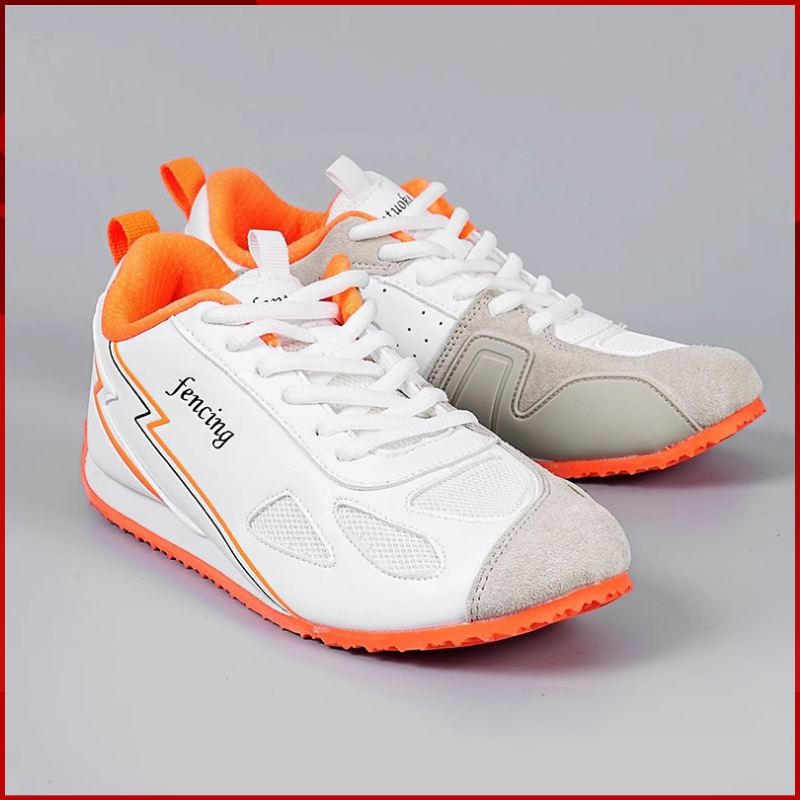 Badminton Shoes Men - 2025年ニューキッドフェンシングシューズ レディース スエードPUレザー フェンサースニーカー 滑り止め サイズ34-38