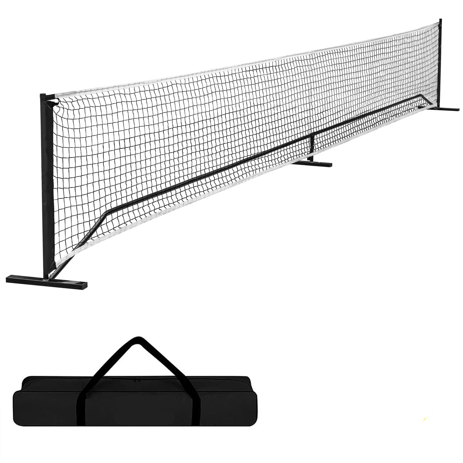 Badminton Net - ポータブル6.7×0.9メートルバドミントンネットとピクルボール専用ネット、競技用ハンドバッグ付き