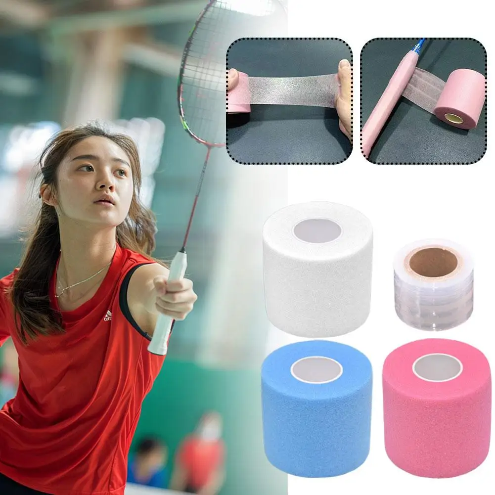 Badminton Grip - 1/4個入り 厚手バドミントンラケット用グリップテープ 滑り止め吸汗テープ ラケット、スリングショット、テニス用オーバーグリップ