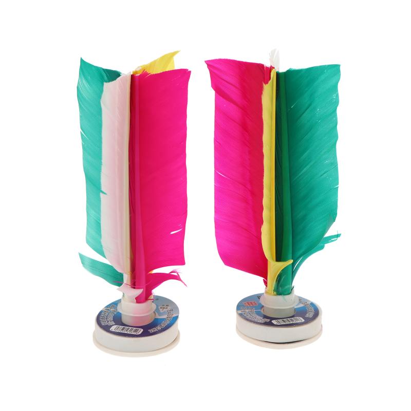 新しい6個入りゲームシャトルコック、トレーニングシャトルコッ - Feather Shuttlecock のレビューと価格