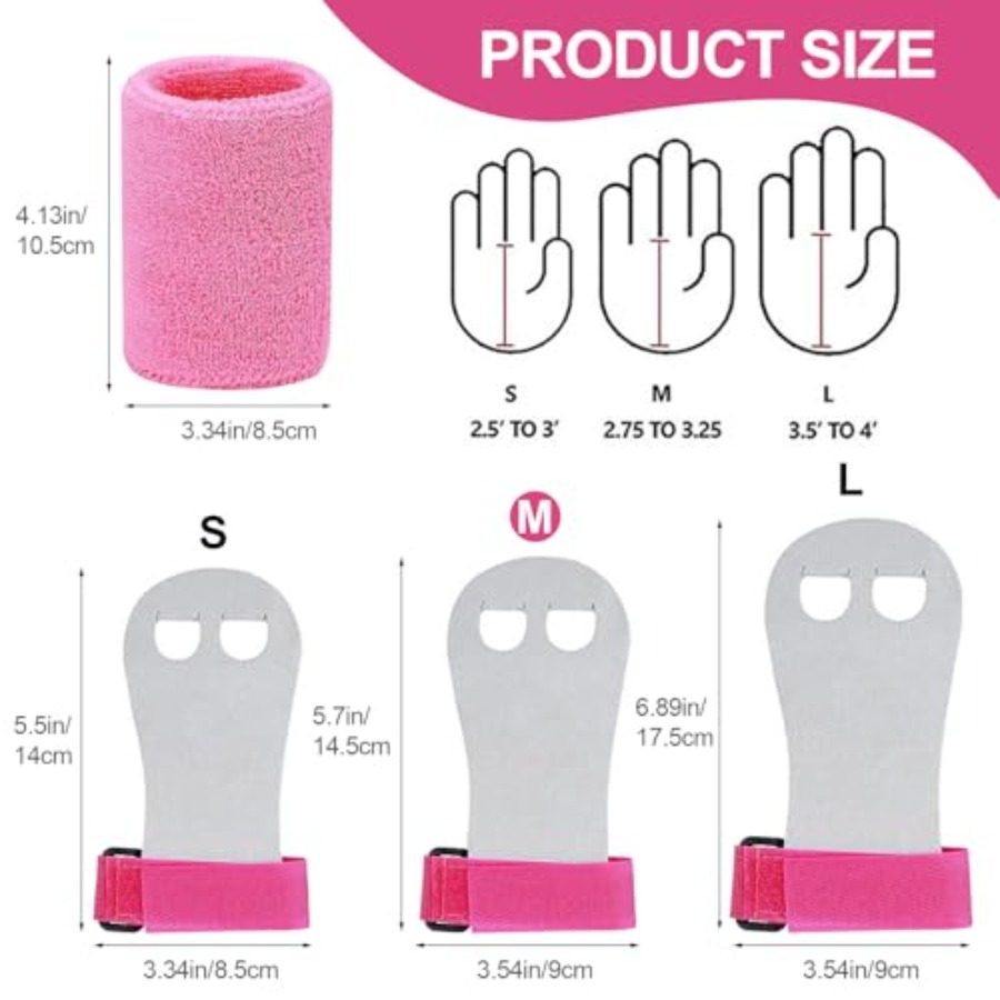 2個入り体操ハンドグリップグローブリストバンド、体操ハンドグ - Sports Grip のレビューと価格