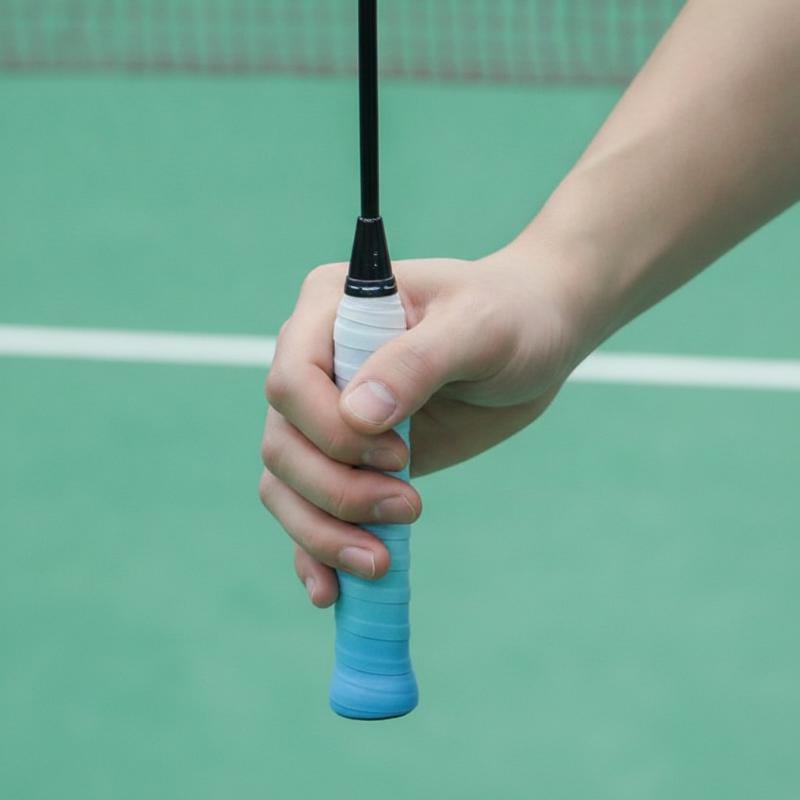 グラデーションカラー汗止めテニスラケットグリップテープ通気性 - Badminton Grip のレビューと価格