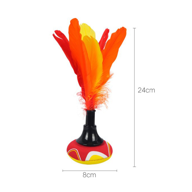 屋内と屋外のエンターテイメントのためのビーチシャトルコック、 - Feather Shuttlecock のレビューと価格