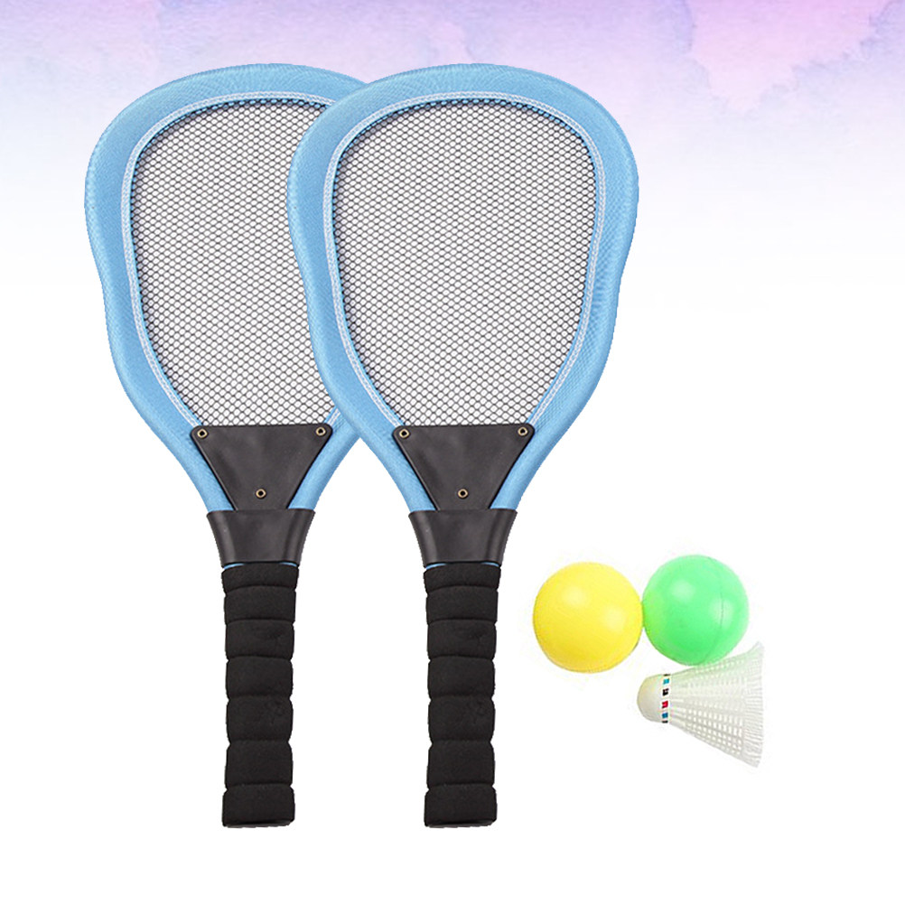 子供向けビーチラケット5本セット。高品質な布製ラケットと、バ - Badminton Grip のレビューと価格